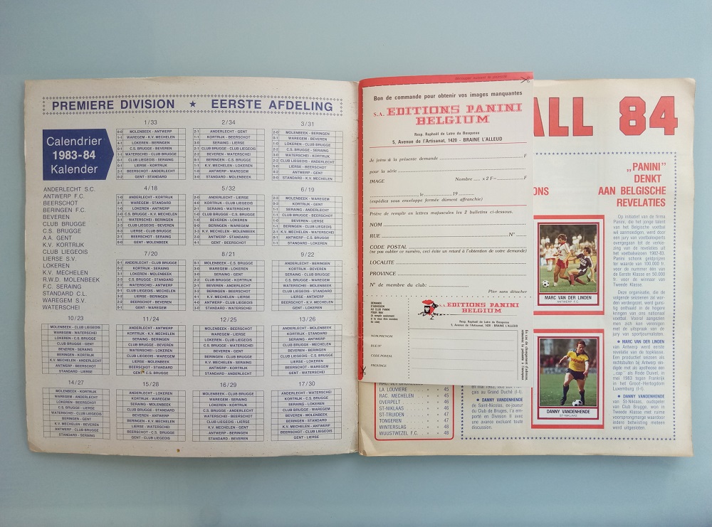 ALBUM PANINI. “FOOTBALL 84”. – SPORTBOOKS4U